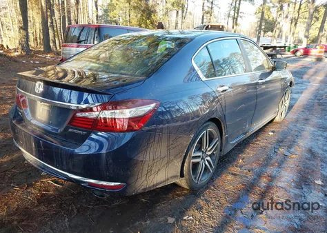 2017 Honda Accord Sport из США, поврежденный, VIN 1HGCR2F50HA170089